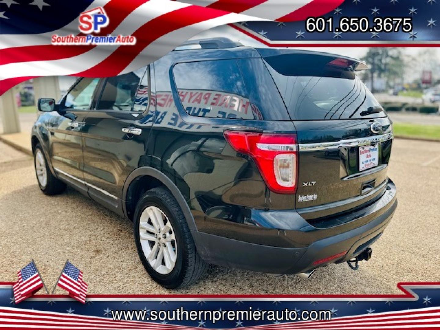 2015 BLACK FORD EXPLORER XLT (1FM5K8D87FG) , located at 922 W. Beacon St., Philadelphia, MS, 39350, (601) 650-3675, 32.770447, -89.127151 - Photo#3